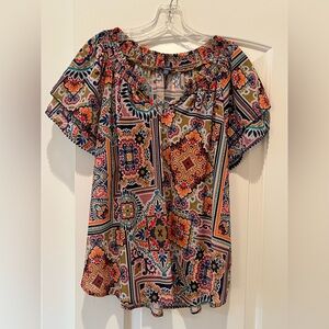 Democracy 🌼 Floral Multicolor Women's Top PXL